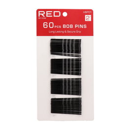 Red Kiss Pasador Bob PinS 2" 60 Piezas Negro