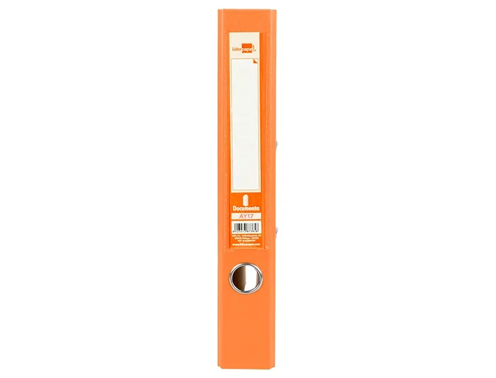 Liderpapel Archivador de Palanca A4 Naranja 52mm