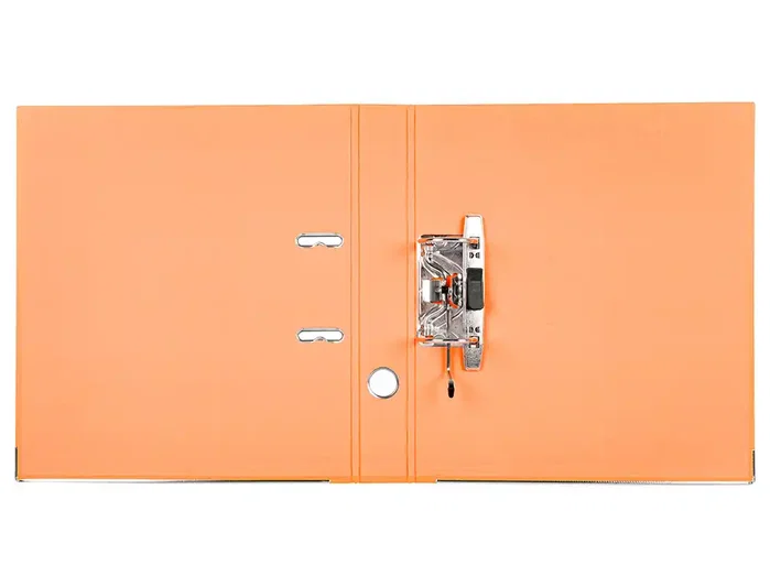 Liderpapel Archivador de Palanca A4 Naranja con Lomo de 52 mm