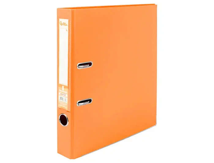 Liderpapel Archivador de Palanca A4 Naranja con Lomo de 52 mm
