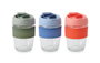 Bewinner Travel Mug Vidrio/Silicona 380 ml 8.5 x 8.5 x 13 cm (24 Unidades)