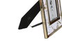 DKD Home Decor Marco de Foto 10x15 cm Blanco Dorado Pu Inox Marmol (6 Unidades) 22.5 x 1 x 17.5 cm