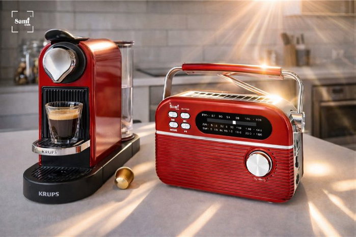 SAMI Radio Sami Vintage 3 bandas solar/batería multimed