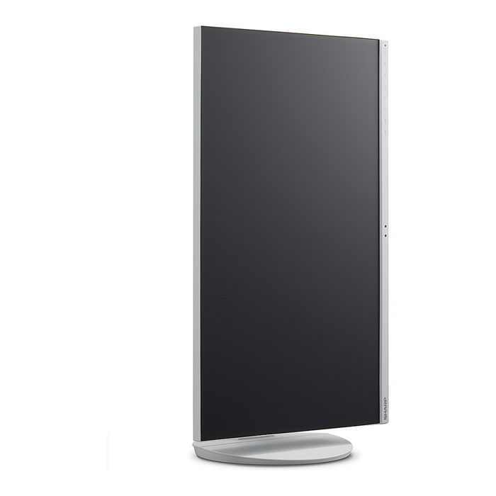 Sharp MultiSync EA272QW - Monitor LED IPS 27" (68.6 cm) QHD 2560x1440 16:9, 100% sRGB, 6ms, 350 cd/m², USB-C 90W, Altura e Inclinación Ajustable, Blanco