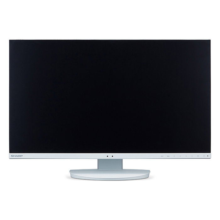 Sharp MultiSync EA272QW - Monitor LED IPS 27" (68.6 cm) QHD 2560x1440 16:9, 100% sRGB, 6ms, 350 cd/m², USB-C 90W, Altura e Inclinación Ajustable, Blanco