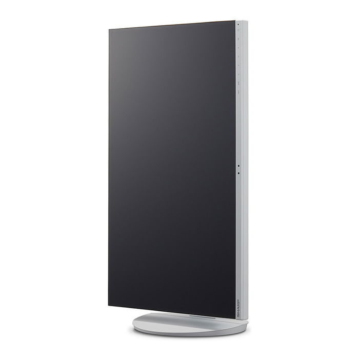 Sharp MultiSync EA272QW - Monitor LED IPS 27" (68.6 cm) QHD 2560x1440 16:9, 100% sRGB, 6ms, 350 cd/m², USB-C 90W, Altura e Inclinación Ajustable, Blanco