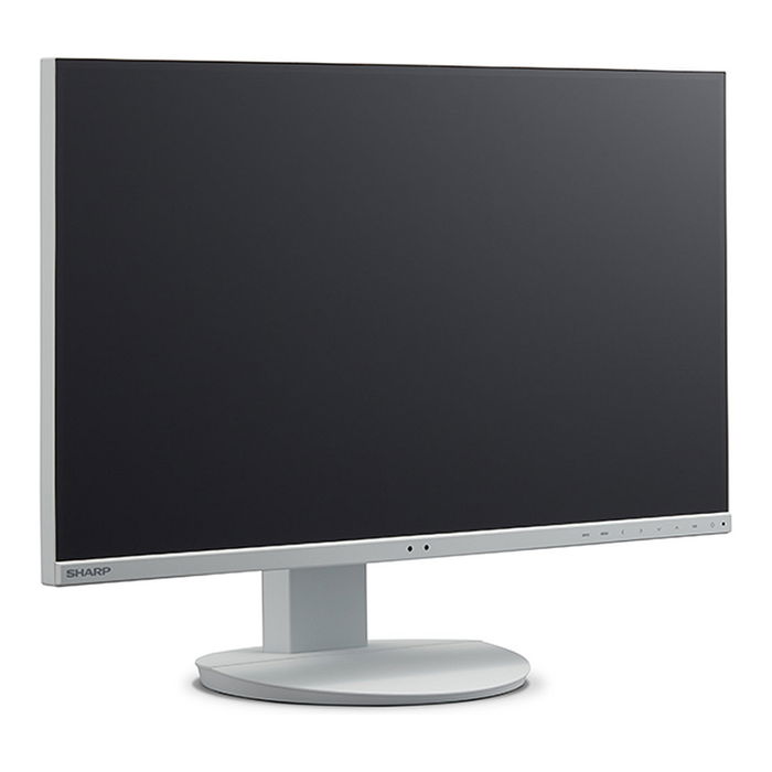Sharp MultiSync EA272QW - Monitor LED IPS 27" (68.6 cm) QHD 2560x1440 16:9, 100% sRGB, 6ms, 350 cd/m², USB-C 90W, Altura e Inclinación Ajustable, Blanco