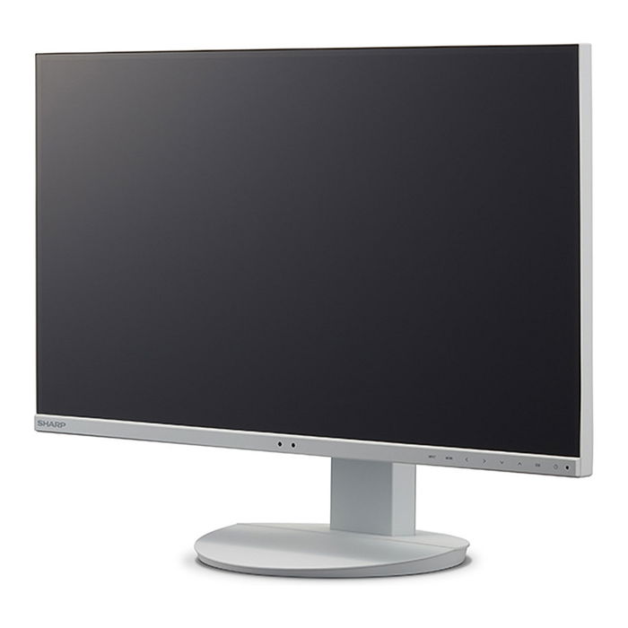 Sharp MultiSync EA272QW - Monitor LED IPS 27" (68.6 cm) QHD 2560x1440 16:9, 100% sRGB, 6ms, 350 cd/m², USB-C 90W, Altura e Inclinación Ajustable, Blanco