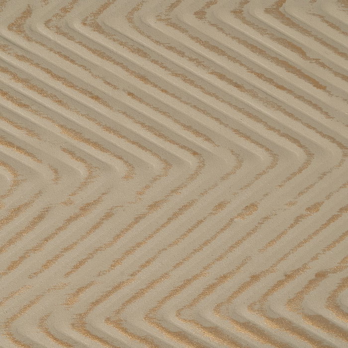 Bandeja Oro-Beige Metal 36 X 23 X 2 cm (Set de 2)