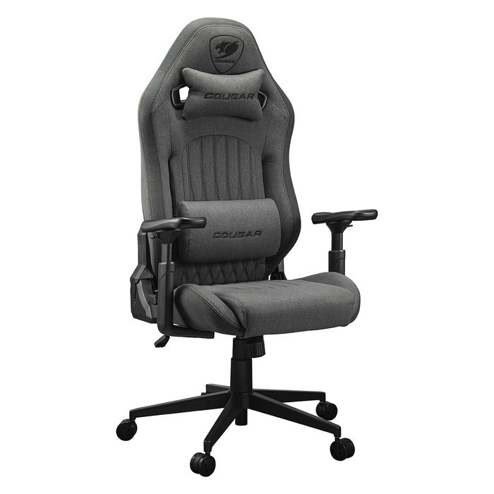 Cougar Silla Gaming CGR-EPF-ROG Explore Royal Gray Universal, Tela, Negro/Gris, 120 kg