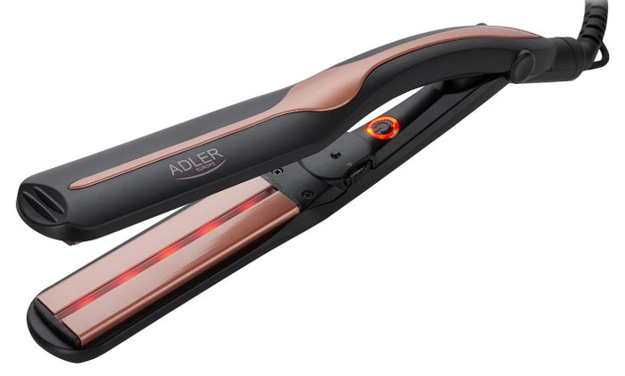 ADLER Plancha de pelo con placas cerámicas y control de temperatura ADLER Plancha de pelo con placas cerámicas y control de temperatura
