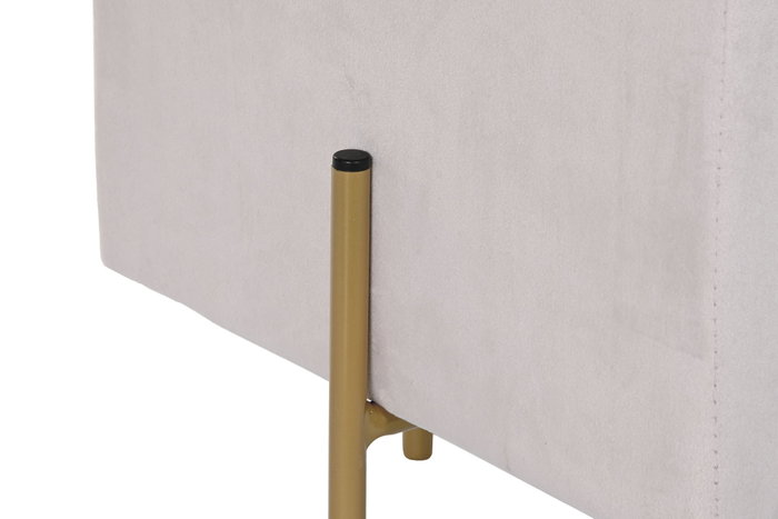DKD Home Decor Reposapiés Rosa Dorado 45 x 47 x 45 cm