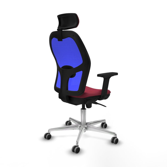 PIQUERAS Y CRESPO Silla de oficina Jorquera Granate y Azul PIQUERAS Y CRESPO Silla de oficina Jorquera Granate y Azul
