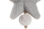 DKD Home Decor Decoración Colgante Navidad Fantasía Rosa Marrón Poliéster 4 x 26 x 14 cm (12 Unidades)