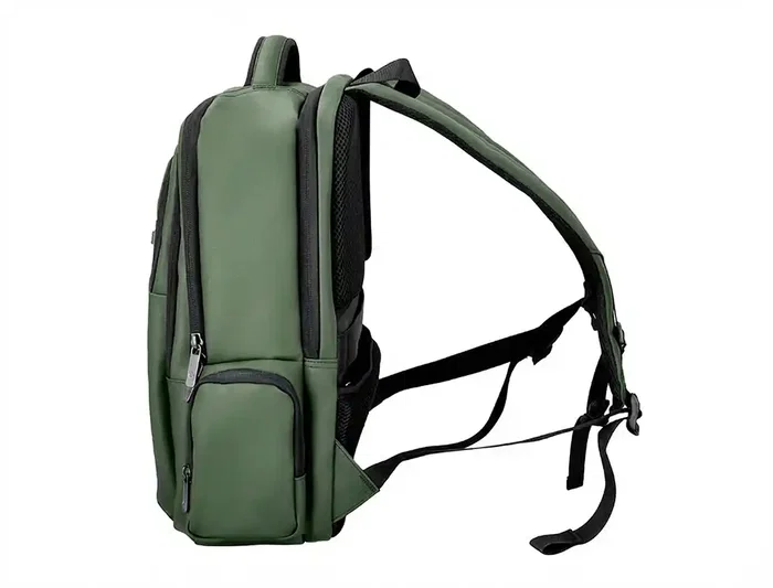 Antartik Volt Mochila 23L Verde Militar, 5 Compartimentos, Portátil, Tablet, Antirrobo, Transpirable