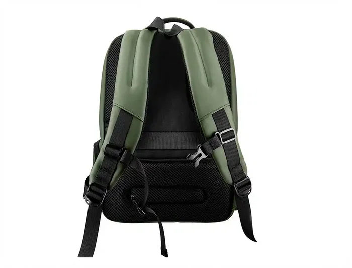 Antartik Volt Mochila 23L Verde Militar, 5 Compartimentos, Portátil, Tablet, Antirrobo, Transpirable