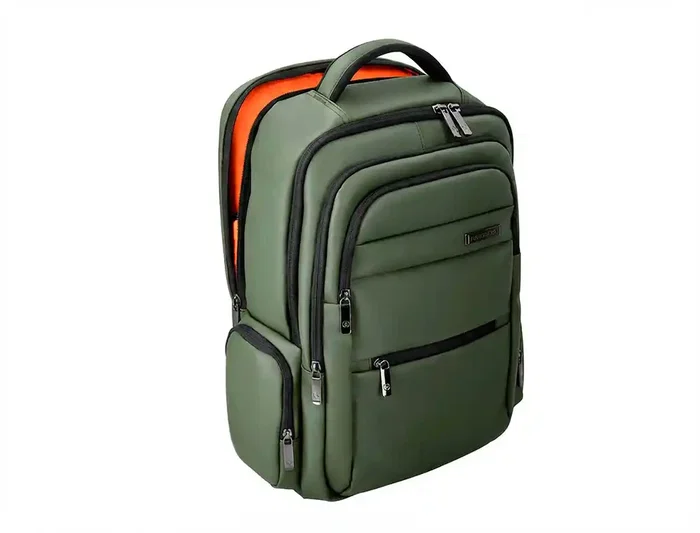 Antartik Volt Mochila 23L Verde Militar, 5 Compartimentos, Portátil, Tablet, Antirrobo, Transpirable