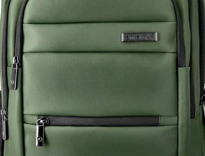 Antartik Volt Mochila 23L Verde Militar, 5 Compartimentos, Portátil, Tablet, Antirrobo, Transpirable