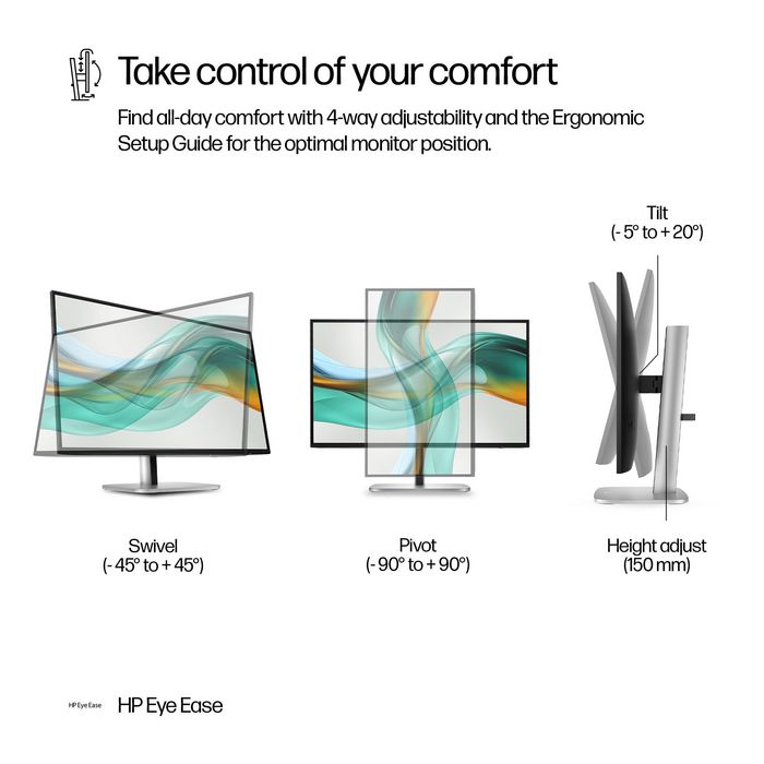 HP Series 5 Pro 527pu Monitor QHD USB-C de 27 pulgadas