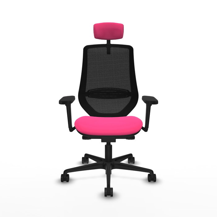 PIQUERAS Y CRESPO Silla de oficina Mardos con mecanismo Sincro/Traslack Rosa y Negro PIQUERAS Y CRESPO Silla de oficina Mardos con mecanismo Sincro/Traslack Rosa y Negro