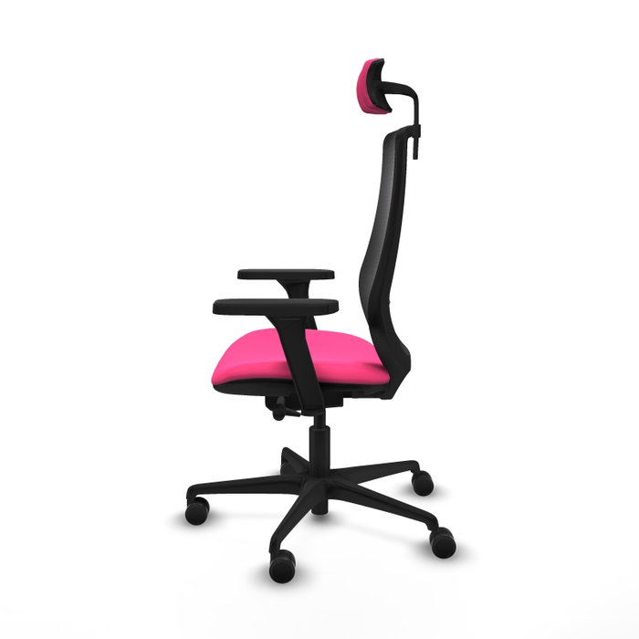 PIQUERAS Y CRESPO Silla de oficina Mardos con mecanismo Sincro/Traslack Rosa y Negro PIQUERAS Y CRESPO Silla de oficina Mardos con mecanismo Sincro/Traslack Rosa y Negro