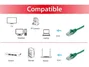 Equip Cable de Red Cat6 U/UTP 0,25 m Verde