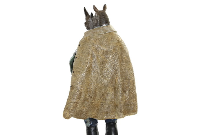 DKD Home Decor Figura Resina Animal Napoleon Multicolor Surtido de 2