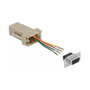 DeLOCK Adaptador D-Sub 9 pin hembra a RJ11/RJ14 6P/4C hembra 66770