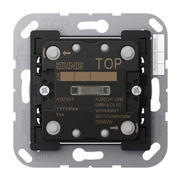 Jung A10711ST KNX Taster Estándar 1f - Pulsador Plástico para Interior, Temperatura Operativa -5 a 45 °C