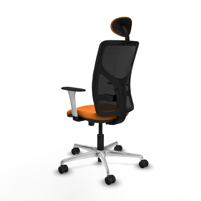 PIQUERAS Y CRESPO Silla de oficina Motilla con mecanismo Sincro/Traslack Naranja/Negro PIQUERAS Y CRESPO Silla de oficina Motilla con mecanismo Sincro/Traslack Naranja/Negro