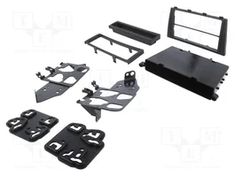 METRA Bastidor de montaje de radio para Lexus IS Series 2001-2005, 1 DIN/2 DIN, negro mate
