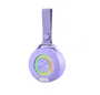 Celly Lightbeatvl Altavoz Portátil Bluetooth Monofónico con Luz LED, Batería 5h, 5W, Carga USB-C, Violeta