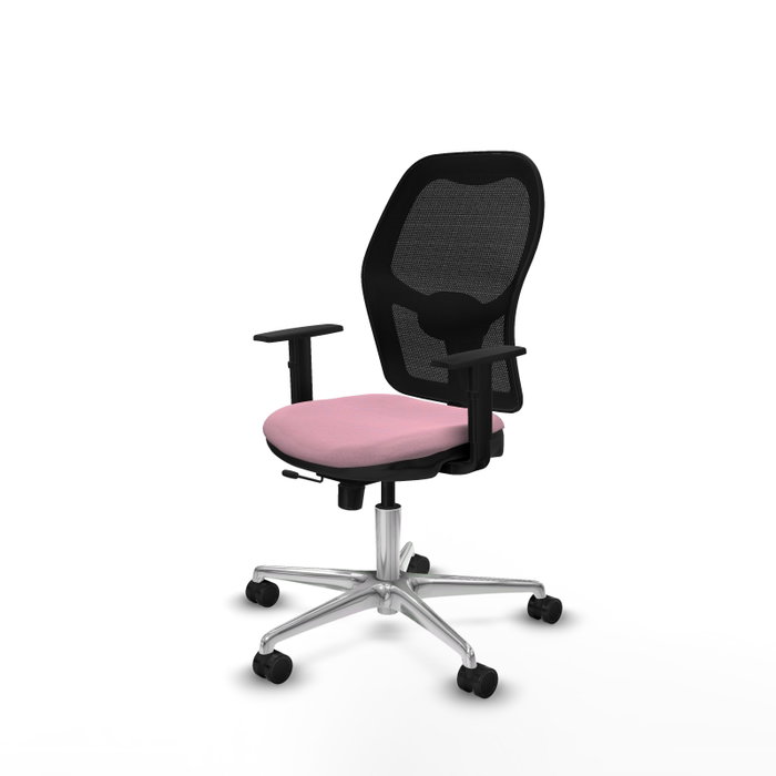 PIQUERAS Y CRESPO Silla de oficina Jorquera Rosa con mecanismo Sincro/Traslack PIQUERAS Y CRESPO Silla de oficina Jorquera Rosa con mecanismo Sincro/Traslack