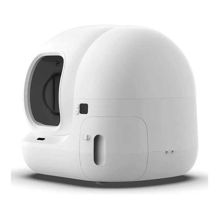 Petkit Pura Max 2 Premium Arenero Automático para Gatos, Limpieza Automática y Control por App, Blanco, Plástico