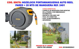 Hozelock Autoreel Enrollador de Manguera Automático de 20 m