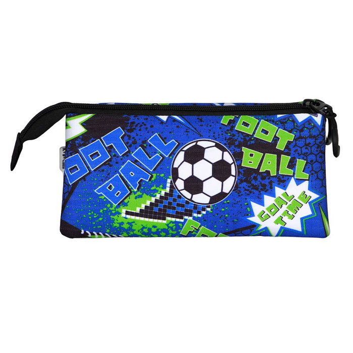 Pro-Dg Estuche Portatodo Triple Goal Azul
