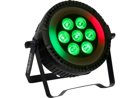 Algamlight PARWASH76-RING Par Led 7x6W RGBW + Anillo Led Efectos de Color