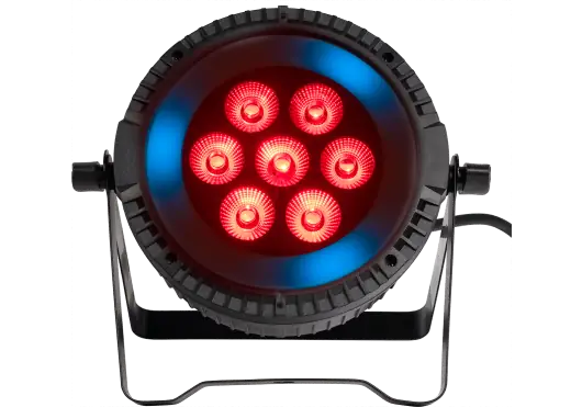 Algamlight PARWASH76-RING Par Led 7x6W RGBW + Anillo Led Efectos de Color