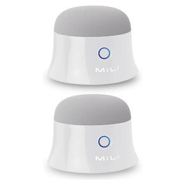 Ultron 461887 Altavoz Bluetooth Portátil Inalámbrico, 3W, Blanco, 2 Unidades