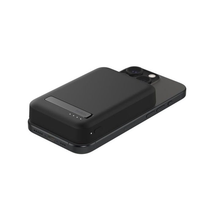 Belkin Powerbank BPD007BTBK 8000 mAh con Carga Magnética Qi2 15W y Cable USB-C Incluido - Negro Belkin Powerbank BPD007BTBK 8000 mAh con Carga Magnética Qi2 15W y Cable USB-C Incluido - Negro