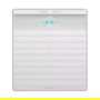 Withings Body Scan - Báscula Inteligente Bluetooth/Wi-Fi, Blanco - Análisis Corporal, Grasa, Músculo, Agua, Frecuencia Cardíaca, 200 kg, 8 Usuarios