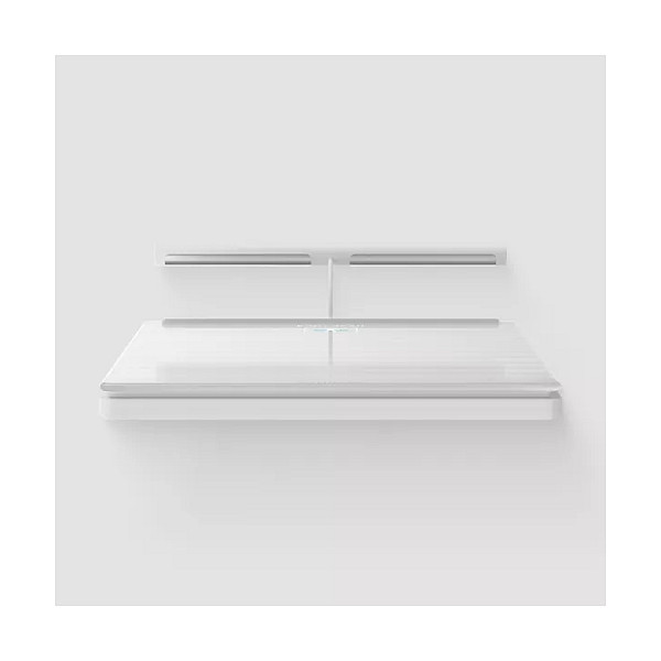Withings Body Scan - Báscula Inteligente Bluetooth/Wi-Fi, Blanco - Análisis Corporal, Grasa, Músculo, Agua, Frecuencia Cardíaca, 200 kg, 8 Usuarios