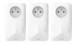 Strong Strong Powerline 1000 powerl1000trieuv2 - Adaptador Powerline HomePlug AV2 Gigabit Ethernet 1000 Mbit/s Blanco - Pack de 3 Piezas