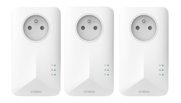 STRONG Powerline 1000 1000 Mbit/s Ethernet Blanco Kit 3 Piezas