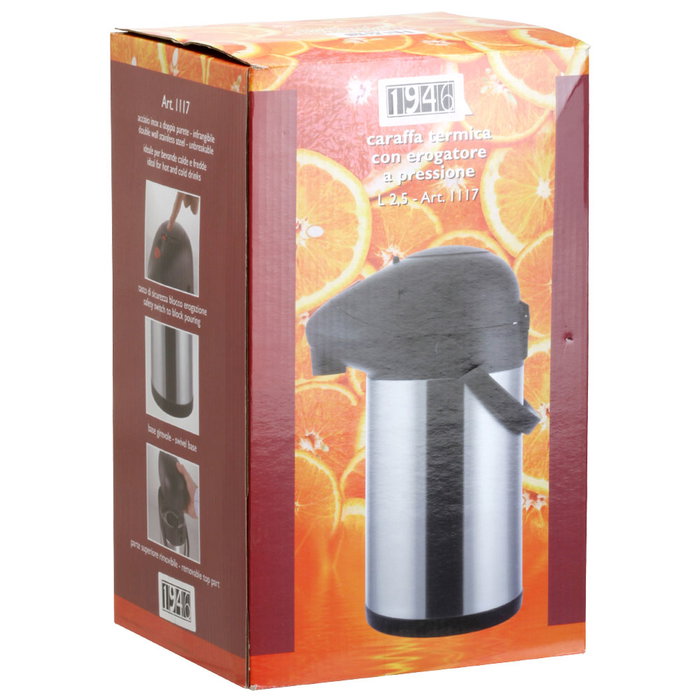 1946 Termo Dispensador Acero Inoxidable 2.5 L