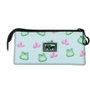 Oh My Pop Estuche Portatodo Triple Froggy Turquesa