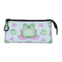 Oh My Pop Estuche Portatodo Triple Froggy Turquesa