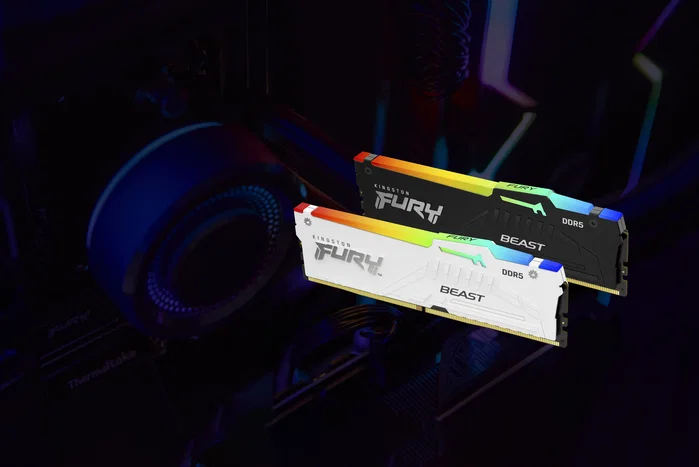 Kingston FURY Beast White RGB EXPO 32GB (2x16GB) DDR5 6000MT/s CL36 DIMM Kingston FURY Beast White RGB EXPO 32GB (2x16GB) DDR5 6000MT/s CL36 DIMM