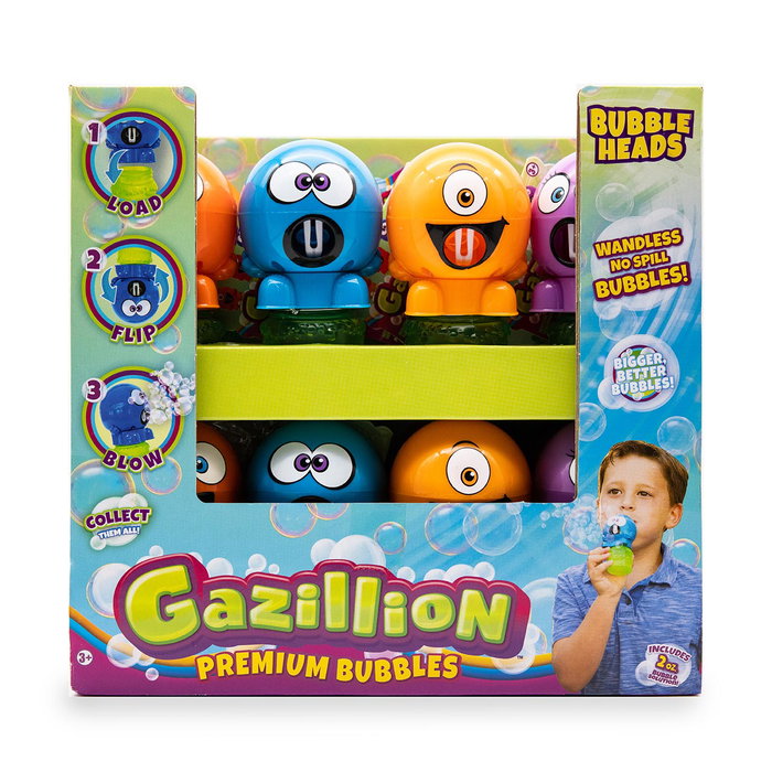 Gazillion Bubble Heads 36541 Juguete para Hacer Burbujas +3 años
