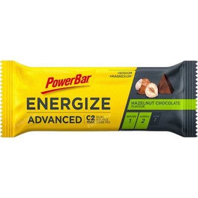 POWER BAR ENERGIZE ADVANCED Chocolate Hazelnut Caja de 15 unidades POWER BAR ENERGIZE ADVANCED Chocolate Hazelnut Caja de 15 unidades